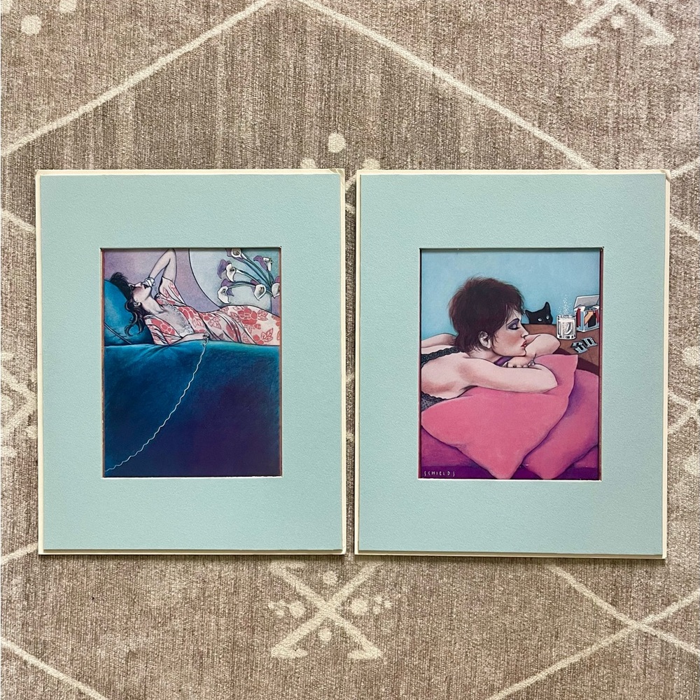 Art deco | Retro Femme Bedroom Vibes (Set of 2)
